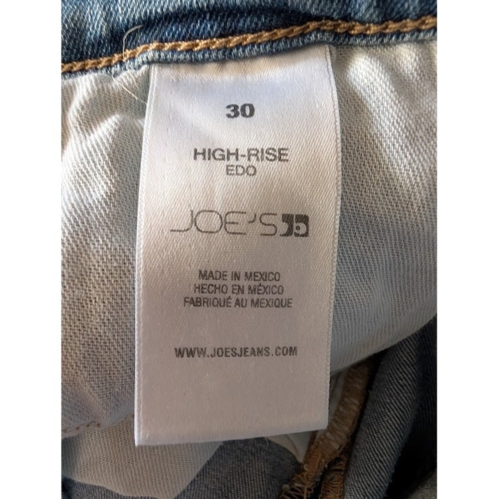 Joes Jeans Womens High‎ Rise Edo Flare Wide Leg Light Wash Denim Jeans Size 30 - Picture 6 of 8